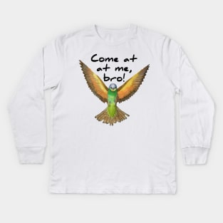 Come At Me Bro Kids Long Sleeve T-Shirt